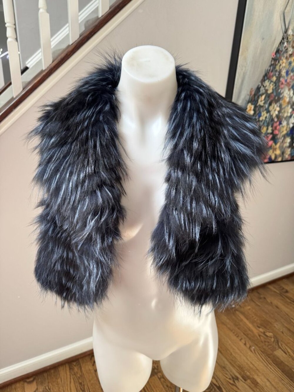 Ramy Brook Dyed Fox Fur Bolero Vest Size XS - Picture 1 of 3